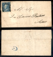 1308 ANTICHI STATI - SICILIA - 2 Grana (8) - Applicato Usato Su Lettera Anonima Per Assoro Del 6.5.60 - Diena - Other & Unclassified