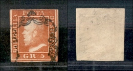 1309 ANTICHI STATI - SICILIA - 1859 - 5 Grana (11) - Appena Corto In Alto (5.500) - Other & Unclassified