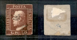 1310 ANTICHI STATI - SICILIA - 1859 - 50 Grana (14) - Usato - Difettoso - Autres & Non Classés