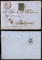 1332 ANTICHI STATI - TOSCANA - 4 Crazie (14) Corto A Destra - Lettera Da Livorno (Pti.6) A Bologna Del 31.1.59 (1.200) - Autres & Non Classés