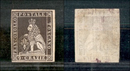 1348 ANTICHI STATI - TOSCANA - 1851 - Prove - 9 Crazie (P8) - Margini Bianchi E Bordo Foglio (225+) - Autres & Non Classés