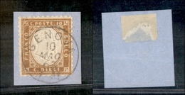 1352 REGNO - 1862 - 10 Cent (1) Su Frammento - Da Esaminare - Andere & Zonder Classificatie