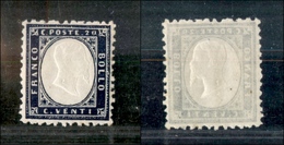 1354 REGNO - 1862 - 20 Cent Indaco (2) - Discretamente Centrato - Gomma Integra (75) - Andere & Zonder Classificatie