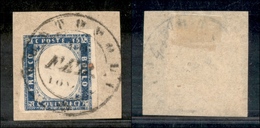 1360 REGNO - 1863 - 15 Cent (11) Su Frammento Da Montopoli - Abrasione Sopra C In Basso A Sinistra - Other & Unclassified