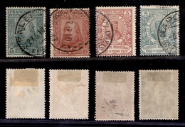 1444 REGNO - 1910 - Risorgimento E Plebiscito (87/90) - Serie Completa Di 4 Valori - Usati (525) - Andere & Zonder Classificatie