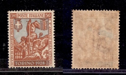 1500 REGNO - 1928 - 50 Cent Emanuele Filiberto (234) - Gomma Integra - Autres & Non Classés