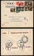 1507 REGNO - Busta Affrancata Per 1,25 Lire (243+452 Coppia+454+456) Da Milano Per Monaco Del 7.11.41 - Other & Unclassified