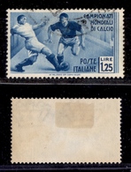 1543 REGNO - 1934 - 1,25 Lire Mondiale Di Calcio (360) - Usato (20) - Other & Unclassified