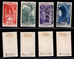 1547 REGNO - 1935 - Milizia (380/383) - Serie Completa Usata (125) - Other & Unclassified