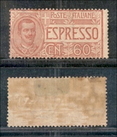 1618 REGNO - 1922 - 60 Cent Espressi (7) Di Formato Anomalo (ridotto 40x20) Per Spostamento Della Dentellatura Orizzonta - Other & Unclassified