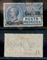 1622 REGNO - 1924/1925 - 40 Cent Su 30 Cent Posta Pneumatica (7) - Usato - Other & Unclassified