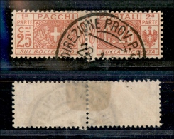 1629 REGNO - 1914/1922 - 25 Cent Pacchi Postali Nodi Sabaudi (10) - Usato (30) - Autres & Non Classés