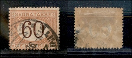 1644 REGNO - 1924 - 60 Cent Segnatasse (33) - Colore Diverso - Usato (25) - Autres & Non Classés