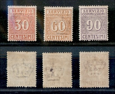 1649 REGNO - 1913 - Servizio Commissioni (1/3) - Nuovo Con Gomma (220) - Other & Unclassified