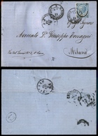 1683 REGNO - San Giovanni In Croce 13.8.65 - Involucro Affrancato Con 20 Cent Su 15 (23) Per Milano - Autres & Non Classés