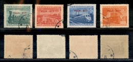 1825 TRIESTE B - 1950 - Ferrovie Jugoslave (19/22) - Serie Completa - Usata - Altri & Non Classificati