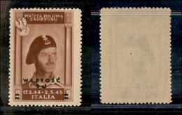 1857 EMISSIONI LOCALI - Corpo Polacco - 1946 - 5 Z. Su 2 Z. P.Aerea (1) - Gomma Integra - Andere & Zonder Classificatie