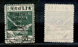 1864 OCCUPAZIONI - VEGLIA - 1920 - 55 Cent Su 5 Cent (10) - Usato - Altri & Non Classificati