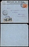 1895 UFF.POSTALI ESTERO - LEVANTE - 1 1/2 Piastra Su 10 Cent (59) + Coppia Del 3 Piastre Su 25 Cent (60) - Frontespizio  - Andere & Zonder Classificatie