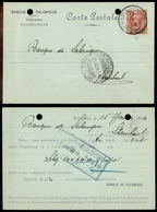 1903 UFF.POSTALI ESTERO - LEVANTE - 20 Para Su 10 Cent (21) - Su Cartolina Da Salonicco A Istambul Del 17.1.14 - Autres & Non Classés