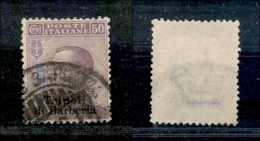 1920 UFF.POSTALI ESTERO - LEVANTE - 1909 - 50 Cent (8) - Usato - Andere & Zonder Classificatie