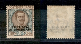 1921 UFF.POSTALI ESTERO - LEVANTE - 1909  - Tripoli Di Barberia - 1 Lira (9) - Linguellato - Sonstige & Ohne Zuordnung