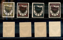 1958 COLONIE - EGEO - 1934 - Rodi - Ala Stilizzata (30/33 P.Aerea) - Serie Completa - Gomma Integra - Other & Unclassified