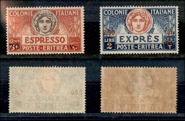 1968 COLONIE - ERITREA - 1926 - Espressi Turrita Soprastampati (6/7) - Serie Completa - Gomma Integra - Sonstige & Ohne Zuordnung