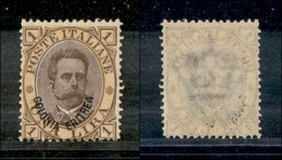 1973 COLONIE - ERITREA - 1893 - 1 Lira Umberto I Soprastampato (10) - Gomma Integra (150) - Autres & Non Classés