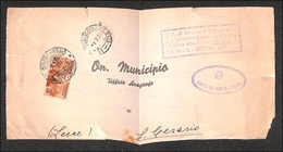 2042 COLONIE - ETIOPIA - 10 Cent (1) - Isolato Su Piego Da Addis Abeba A Lecce Del 19.6.39 - Autres & Non Classés