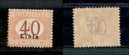 2101 COLONIE - LIBIA - 1915 - 40 Cent Segnatasse Soprastampato (5) - Gomma Integra (36) - Other & Unclassified