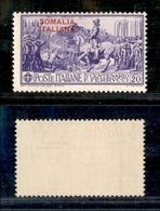 2130 COLONIE - SOMALIA - 1930 - 20 Cent Ferrucci Soprastampato (133) - Gomma Integra (30) - Autres & Non Classés