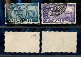 2154 COLONIE - SOMALIA A.F.I.S - 1950 - Espressi Soggetti Africani (E1/E2) - Serie Completa Di 2 Valori - Usati (60) - Autres & Non Classés