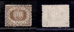 2310 SAN MARINO - 1877 - 30 Cent Cifra O Stemma (6) - Usato (160) - Autres & Non Classés