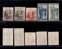 2328 SAN MARINO - 1924 - Garibaldi (98/102) - Serie Completa Di 5 Valori - Usati (40) - Andere & Zonder Classificatie