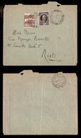 2330 SAN MARINO - 5 Cent (107) + 45 Cent (125) - Busta Per Rieti Del 21.11.29 - Autres & Non Classés