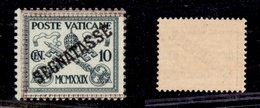 2367 VATICANO - 1931 - 10 Cent (2) Con Soprastampa Spostata A Destra (varietà Ba) - Non Catalogato - Gomma Integra - Otros & Sin Clasificación