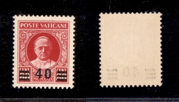 2369 VATICANO - 1934 - 40 Cent Su 80 Cent Provvisoria (35) - Gomma Integra (120) - Andere & Zonder Classificatie