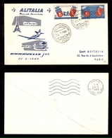 2395 POSTA AEREA - Busta Primo Volo Roma-Parigi Su Caravelle Alitalia 23.5.1960 (40) - Sonstige & Ohne Zuordnung