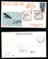 2408 POSTA AEREA - Busta 50° Anniversario 1° Volo Palermo-Roma 20.3.1976 - Andere & Zonder Classificatie