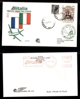 2430 POSTA AEREA - Busta Ufficiale Primi Voli Airbus Alitalia Roma-Parigi 1.7.1980 - Altri & Non Classificati