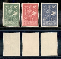 2483 BELGIO - 1953 - Gioventù Europea (976/978) - Serie Completa - Gomma Integra (65) - Autres & Non Classés