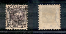 2501 DANIMARCA - 1904/1905 - 50 Ore Re Cristiano IX (unif. 46) - Usato (84) - Sonstige & Ohne Zuordnung