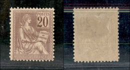 2516 FRANCIA - 1900 - 20 Cent (93) - Nuovo Con Gomma - Andere & Zonder Classificatie