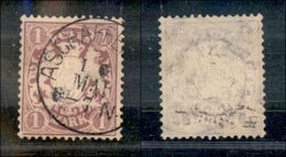 2524 GERMANIA - Baviera - 1874/1875 - 1 M. (37) - Usato - Other & Unclassified