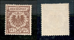 2531 GERMANIA - Reich - 1889 - 50 Pfenning (50) - Gomma Integra - Autres & Non Classés