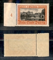 2537 GERMANIA - Danzica - 1924/1925 - 1 G. Vedute (192a) - Bordo Di Foglio - Gomma Integra - Autres & Non Classés