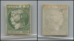 2625 SPAGNA - 1852 - 5 Reales (15) - Usato - Sonstige & Ohne Zuordnung