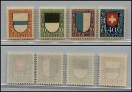 2659 SVIZZERA - 1922 - Pro Juventute (Unif.188/191) - Serie Completa Di 4 Valori -  Gomma Integra (45) - Other & Unclassified