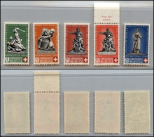 2674 SVIZZERA - 1940 - Pro Patria (Unif.349/353) - Serie Completa Di 5 Valori -  Gomma Integra (34) - Autres & Non Classés